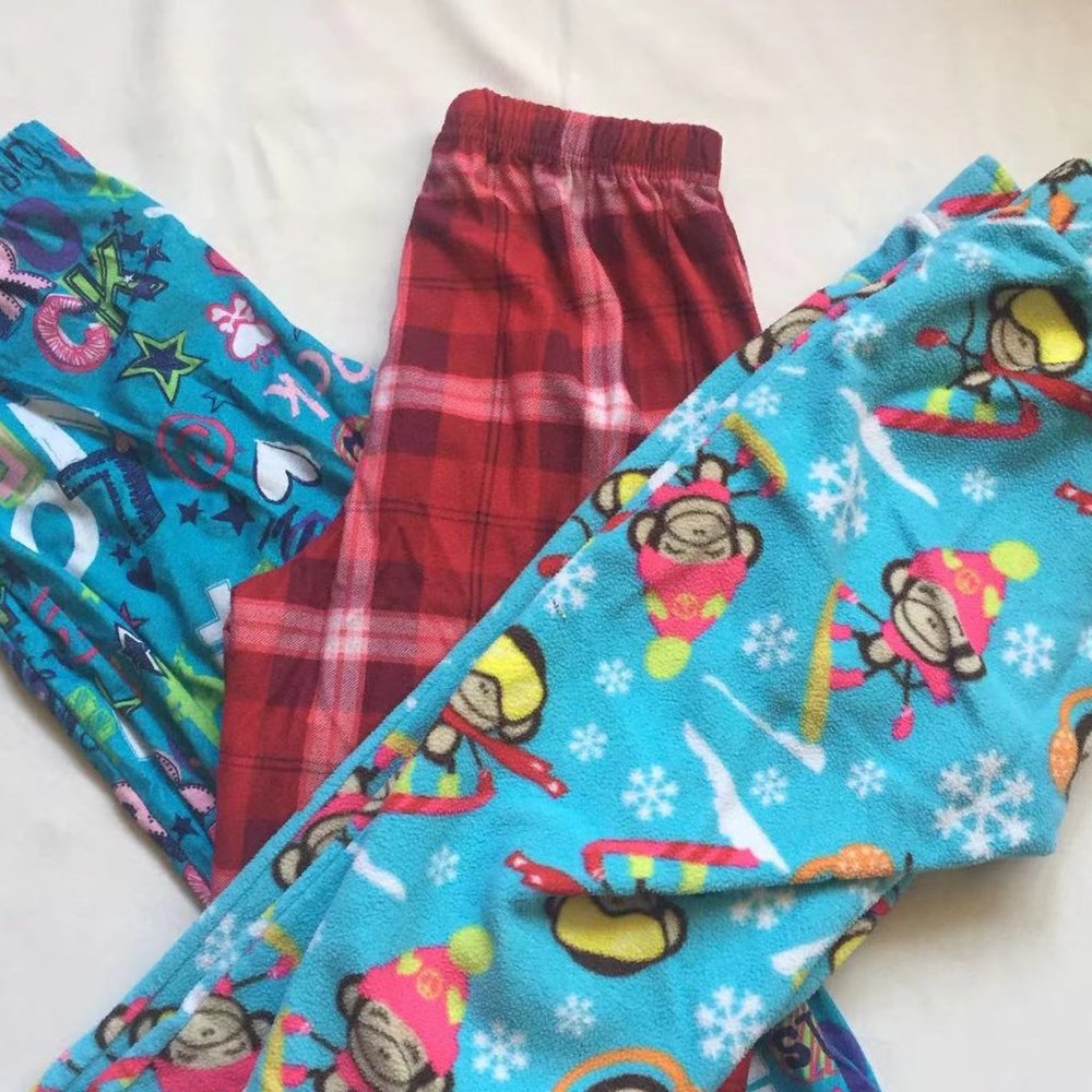 3 girls pajama pants